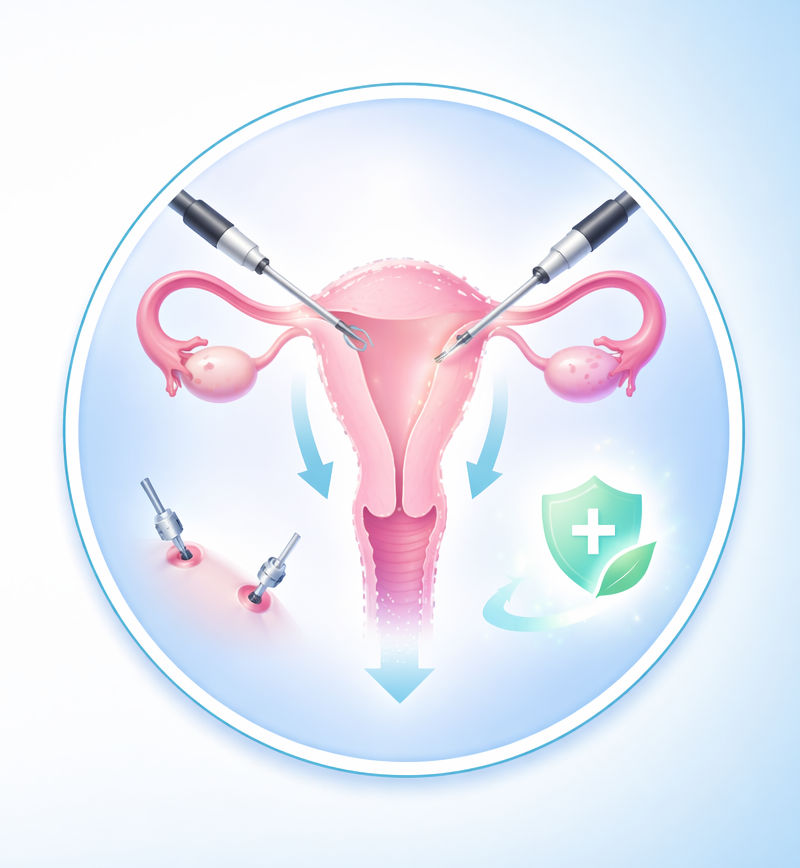 TLH total laparoscopic hysterectomy Bettadur Hospital Raichur