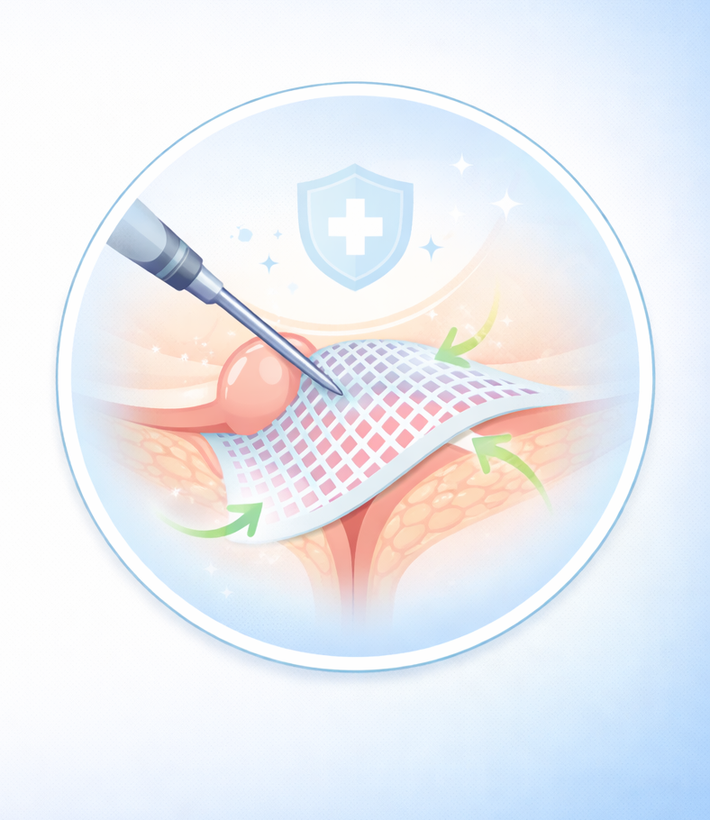 Hernia repair surgery Bettadur Hospital Raichur