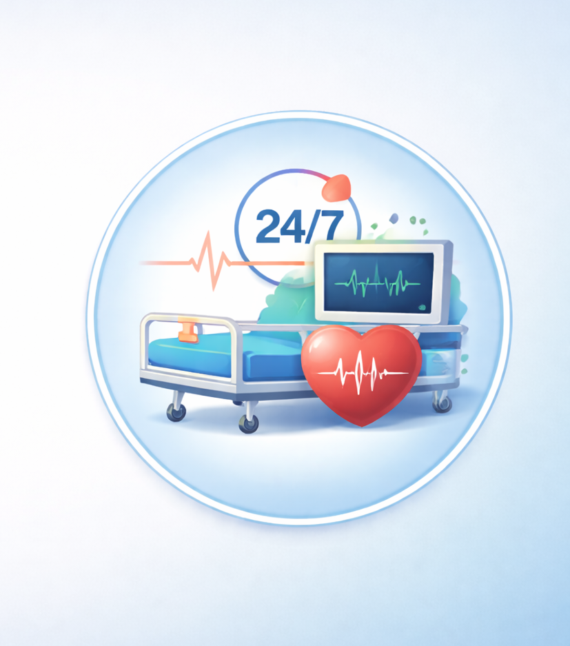 24/7 critical care ICU Bettadur Hospital Raichur