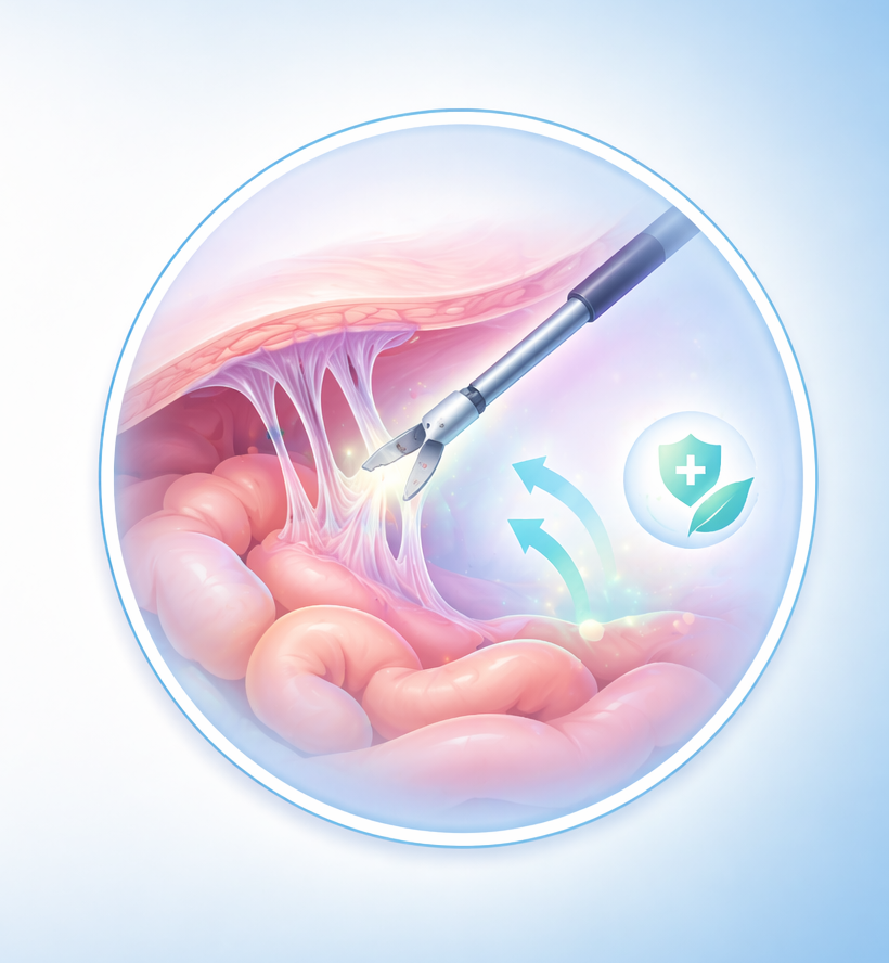 Adhesion surgery adhesiolysis Bettadur Hospital Raichur
